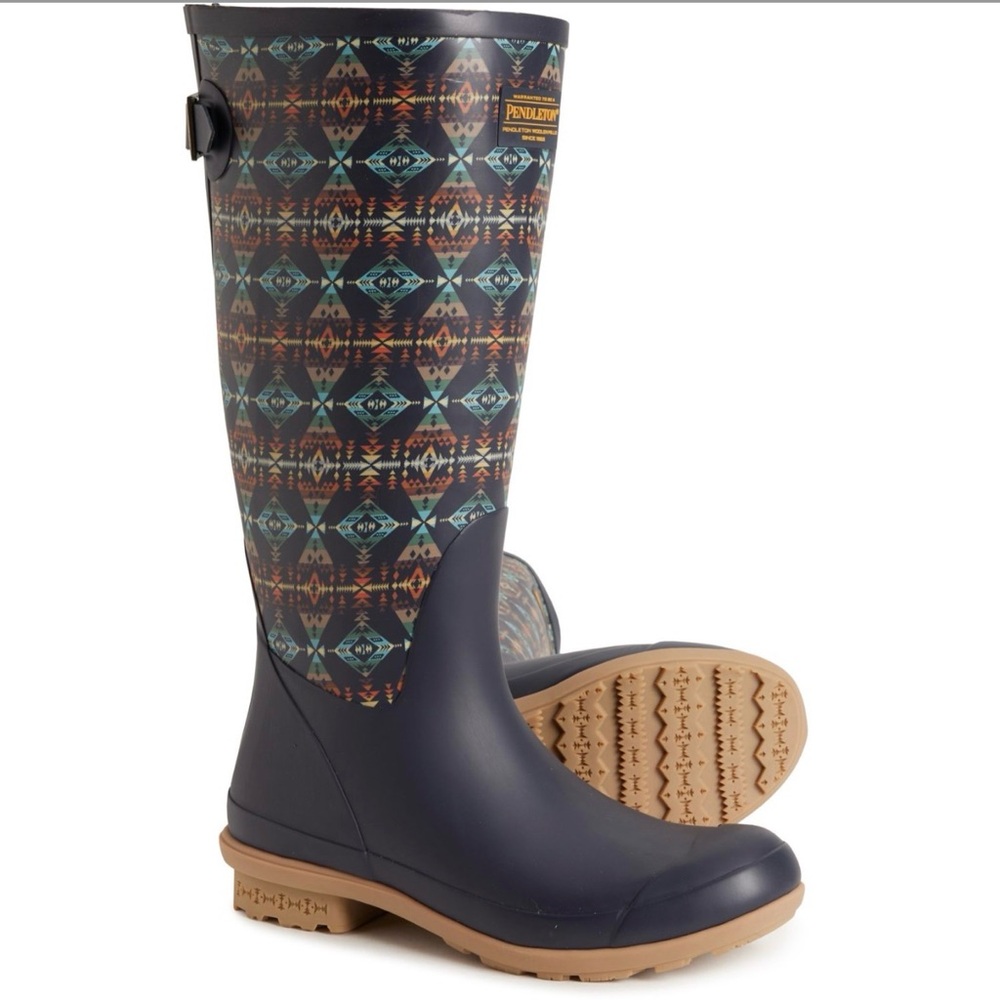 ✨ Pendleton Diamond Peak Tall Rain Boots — Waterproof | Women’s Size 7 | NWT ✨
